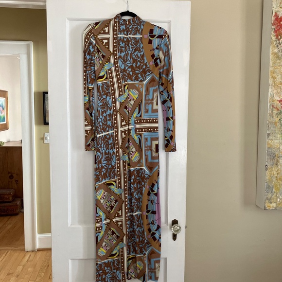Tory Burch Long Sleeve Viscose dress - Picture 2 of 3